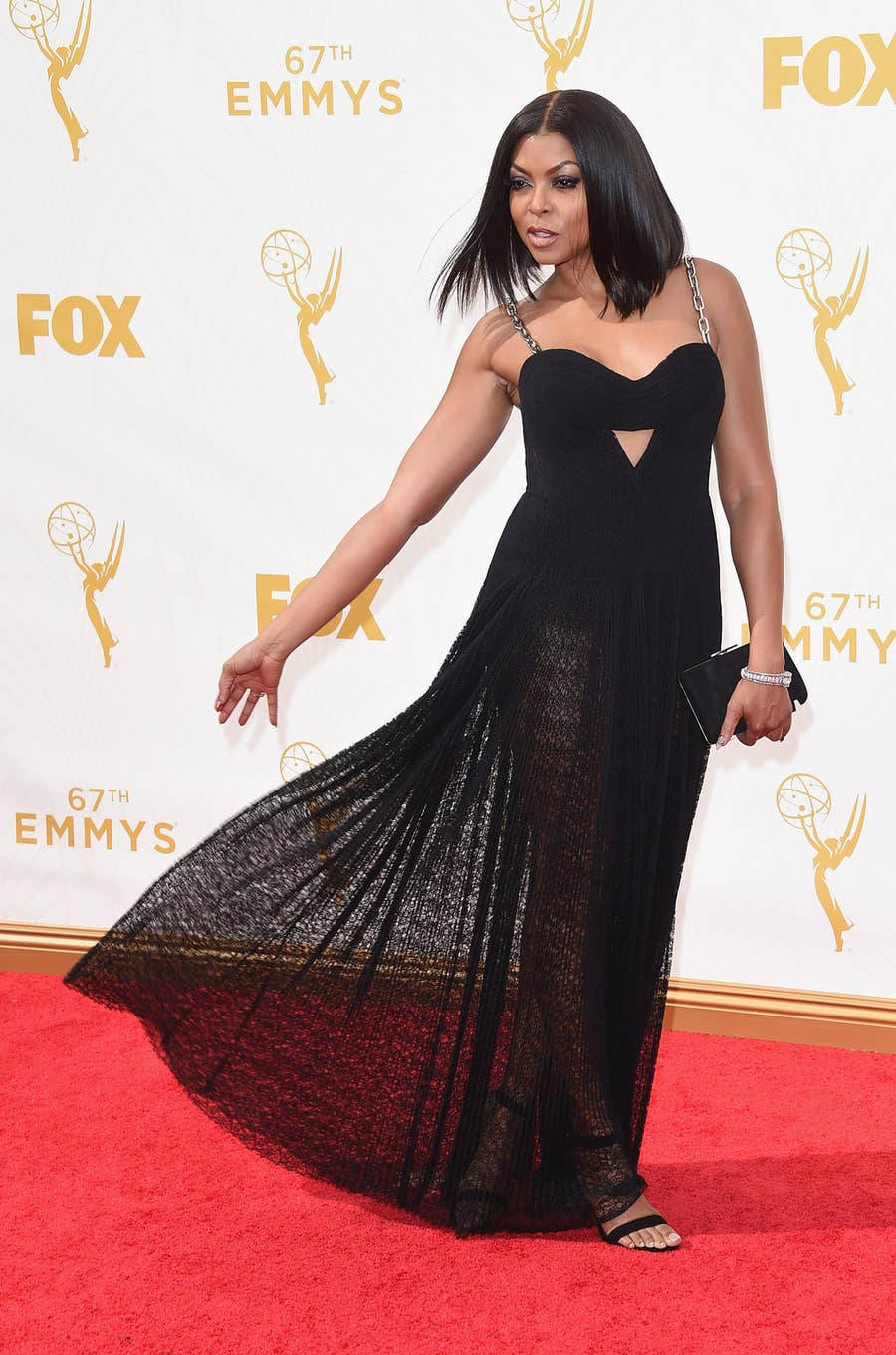 Taraji P. Henson Red Carpet Background