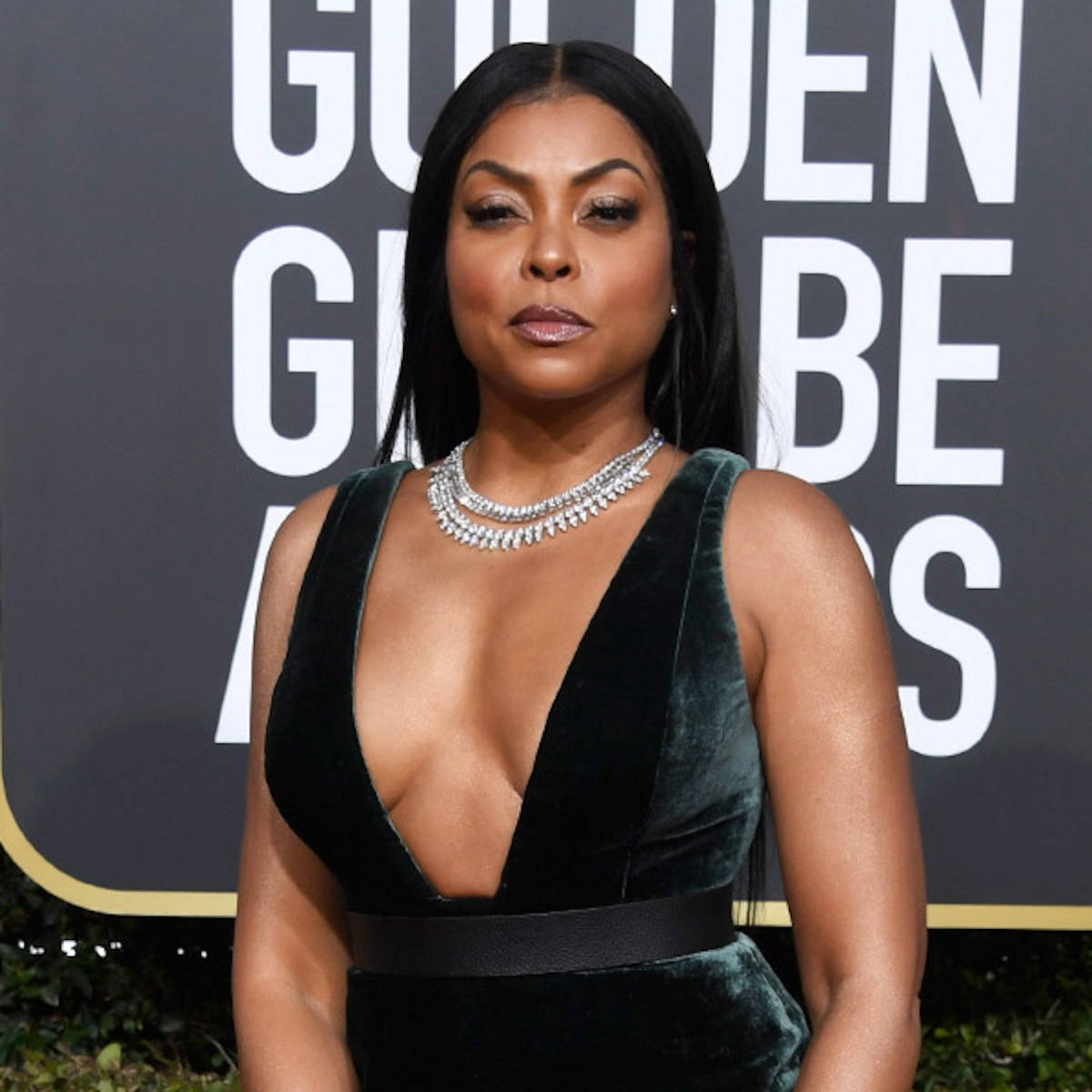 Taraji P. Henson Sexy Dress Background