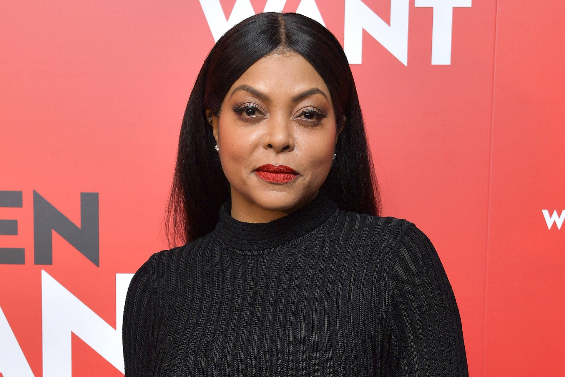 Taraji P. Henson Turtleneck Top Background