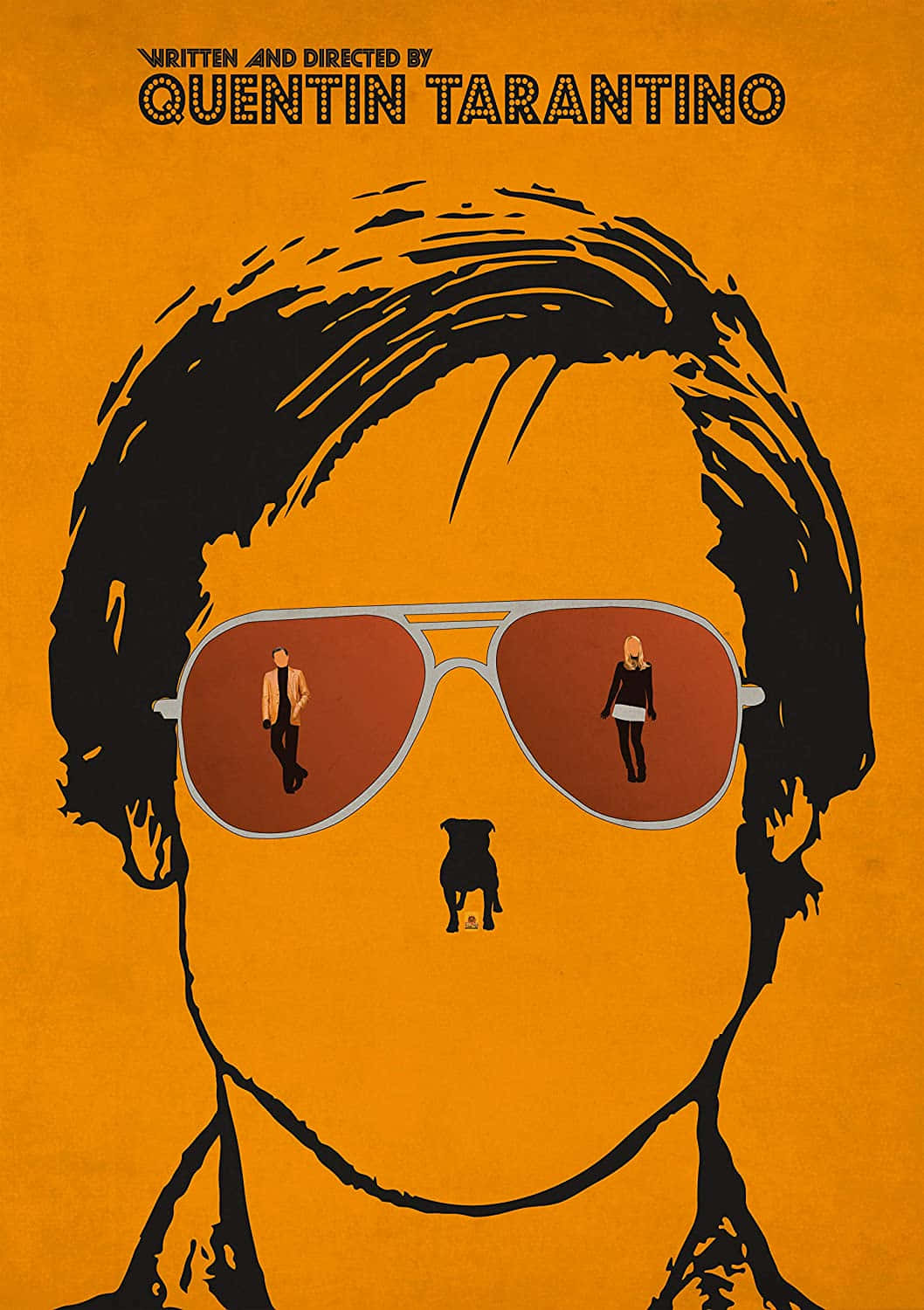 Tarantino Style Movie Poster Art Background
