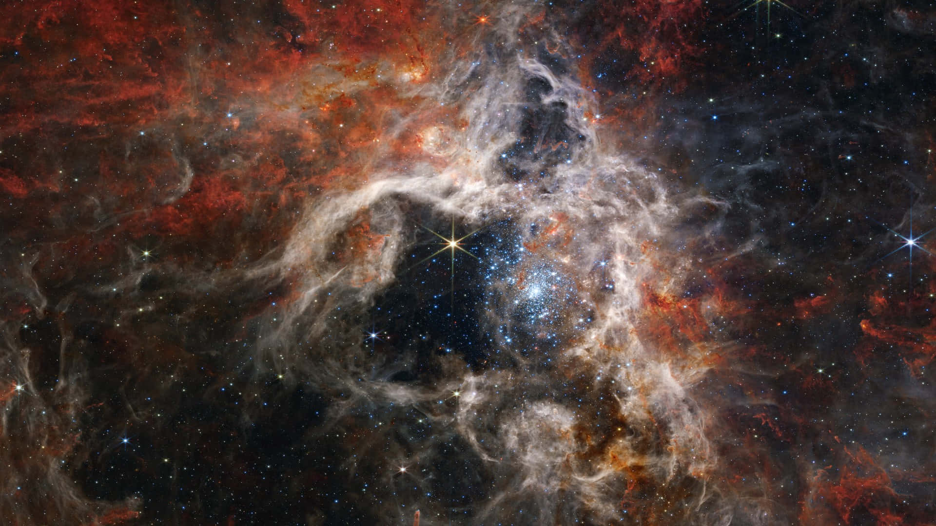 Tarantula Nebula Galaxy Astronomy Background