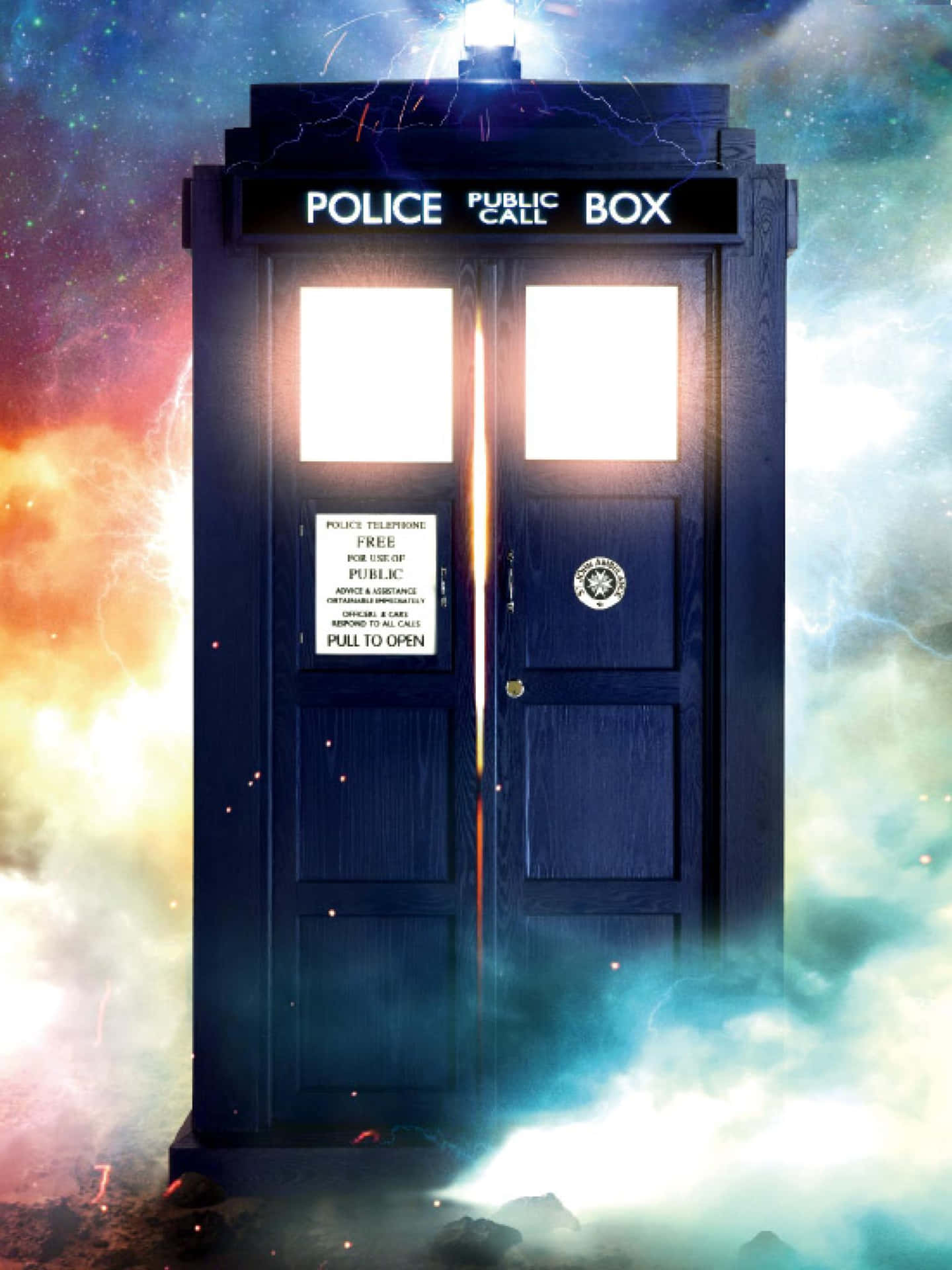Tardis Set Alight