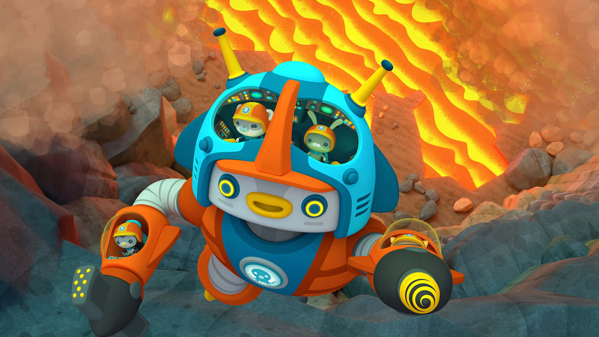 Target Acquired! Join The Octonauts And Search For Treasure Everywhere! Background