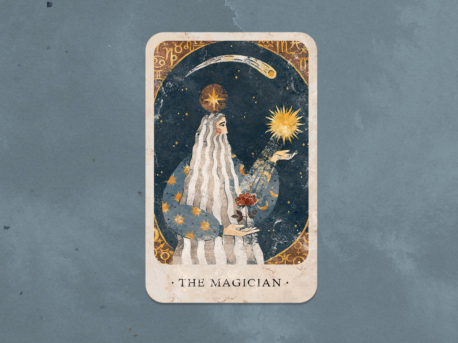 Tarot Card The Magician Background