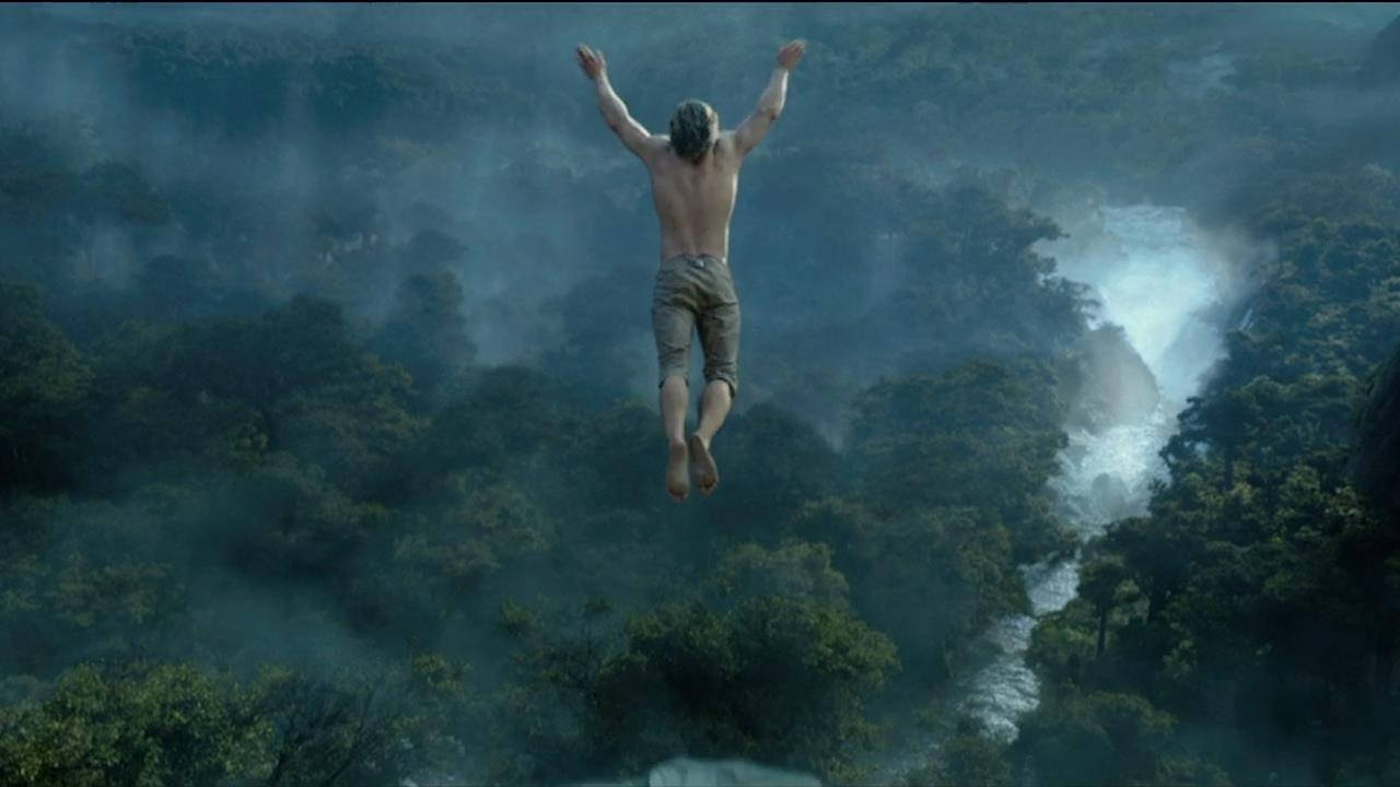 Tarzan Flying Out Background