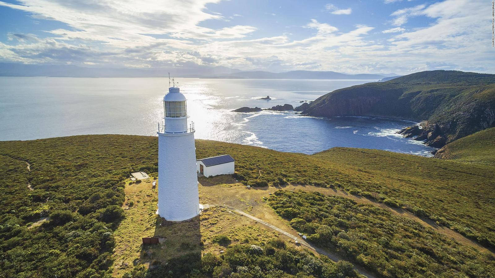 Tasmania White Lighthouse Background