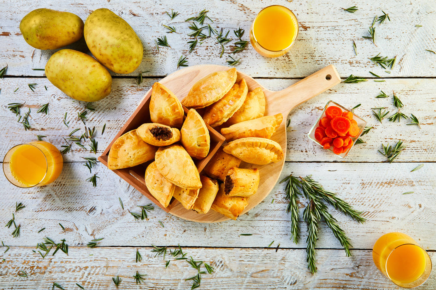 Tasty Empanadas Background