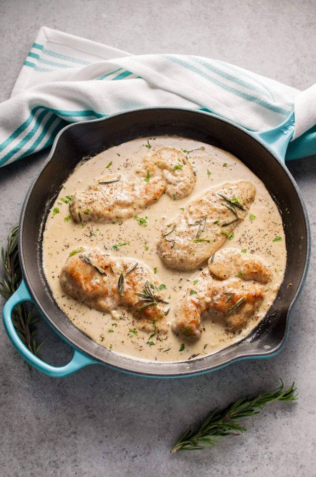 Tasty Gourmet Dish - Rosemary Chicken And Soup Background