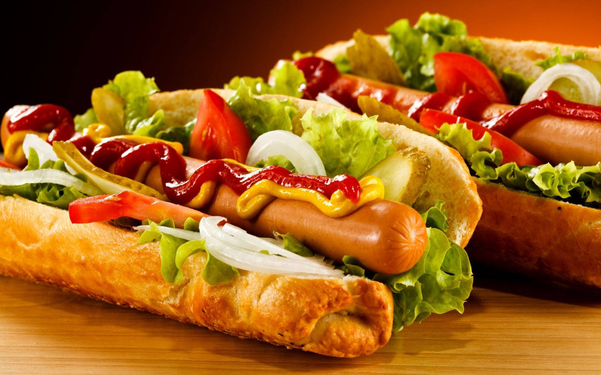 Tasty Hotdog Sandwiches For Lunch