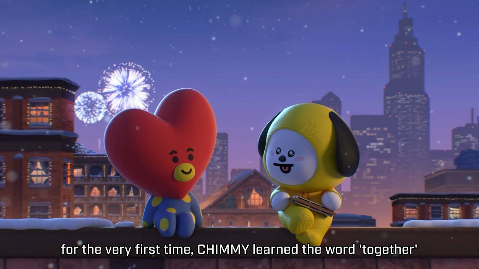 Tata And Chimmy Bt21 Background