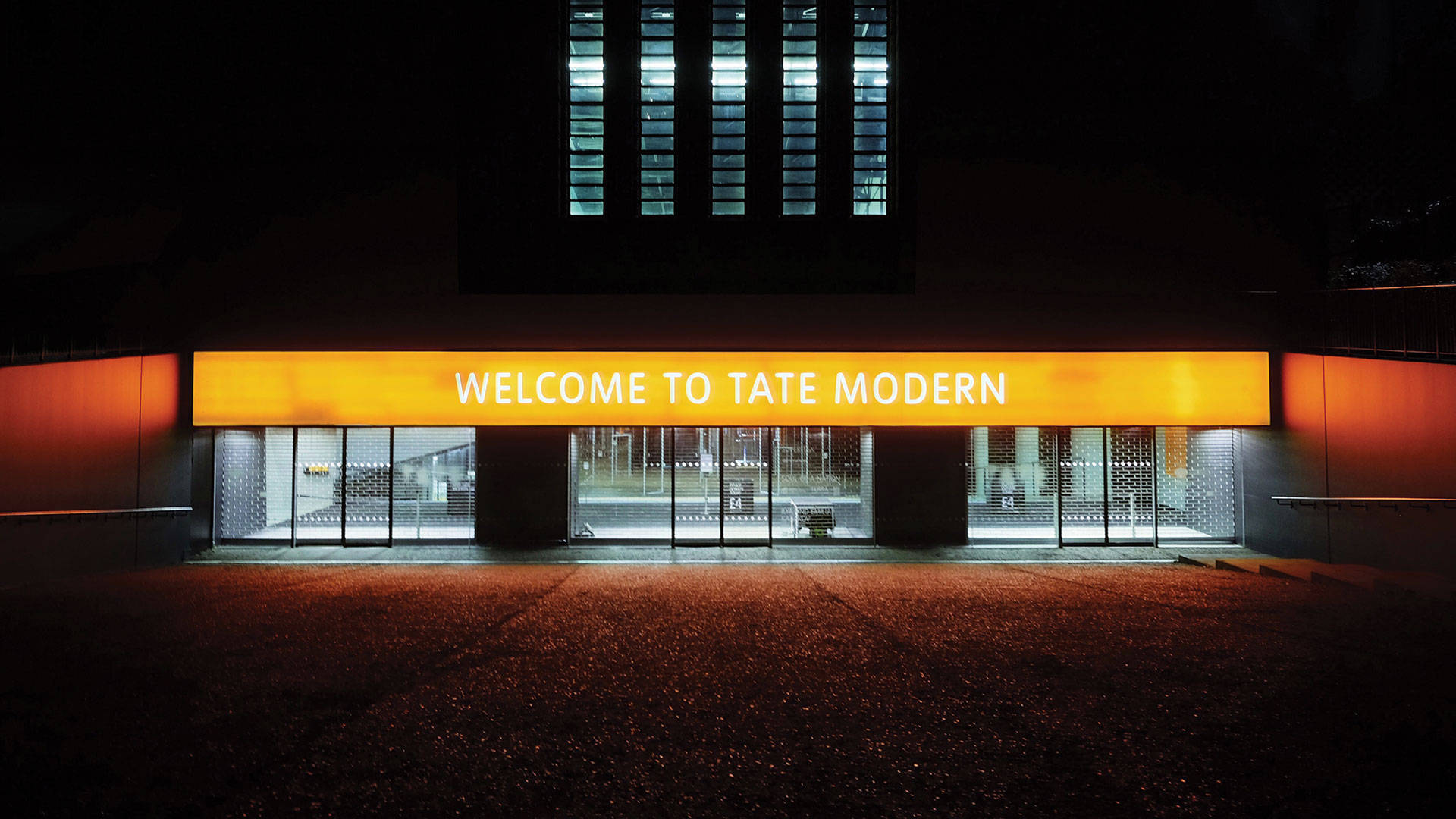 Tate Modern Building Entrance Background