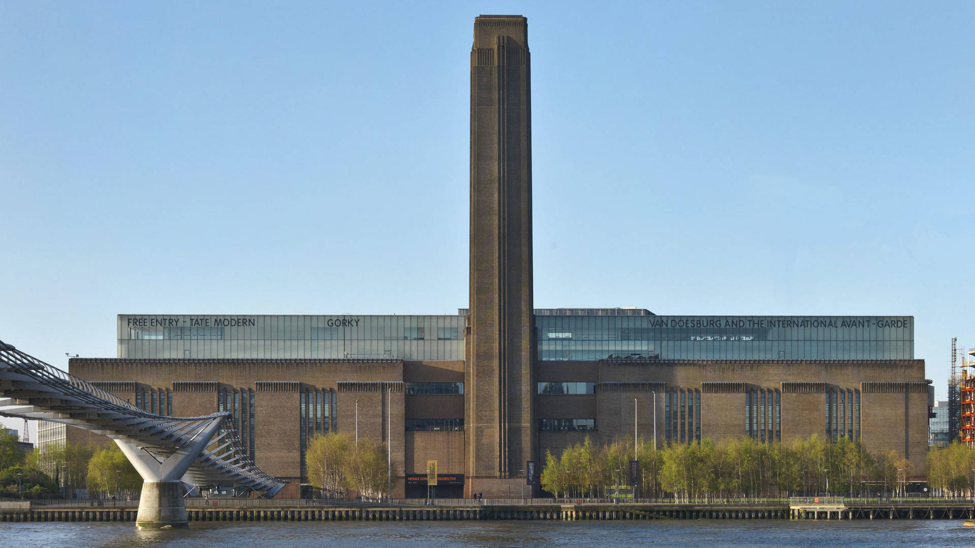 Tate Modern Over Clear Blue Sky