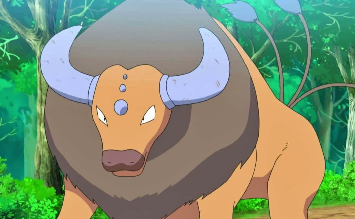 Tauros In Anime Background