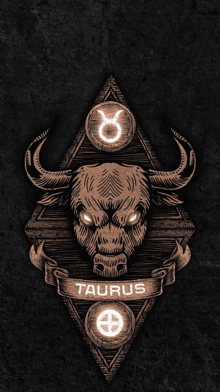 Taurus Aesthetic Computer Desktop Background