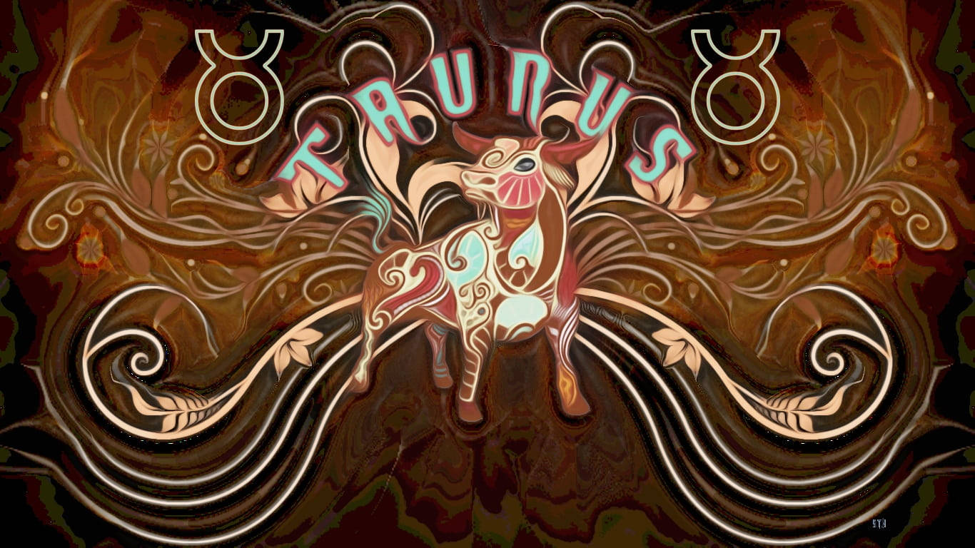 Taurus Bull Mesoamerican Background