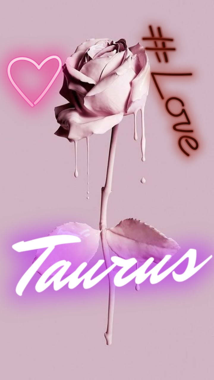 Taurus Melting Flower Background