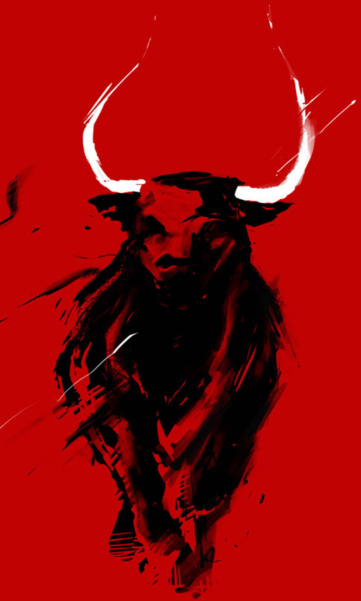 Taurus Red Painting