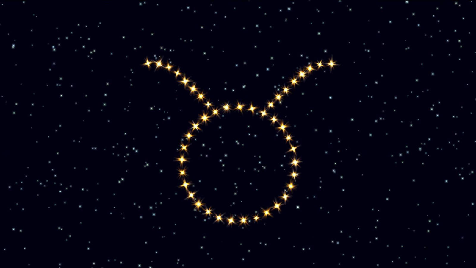 Taurus Zodiac Stars Background