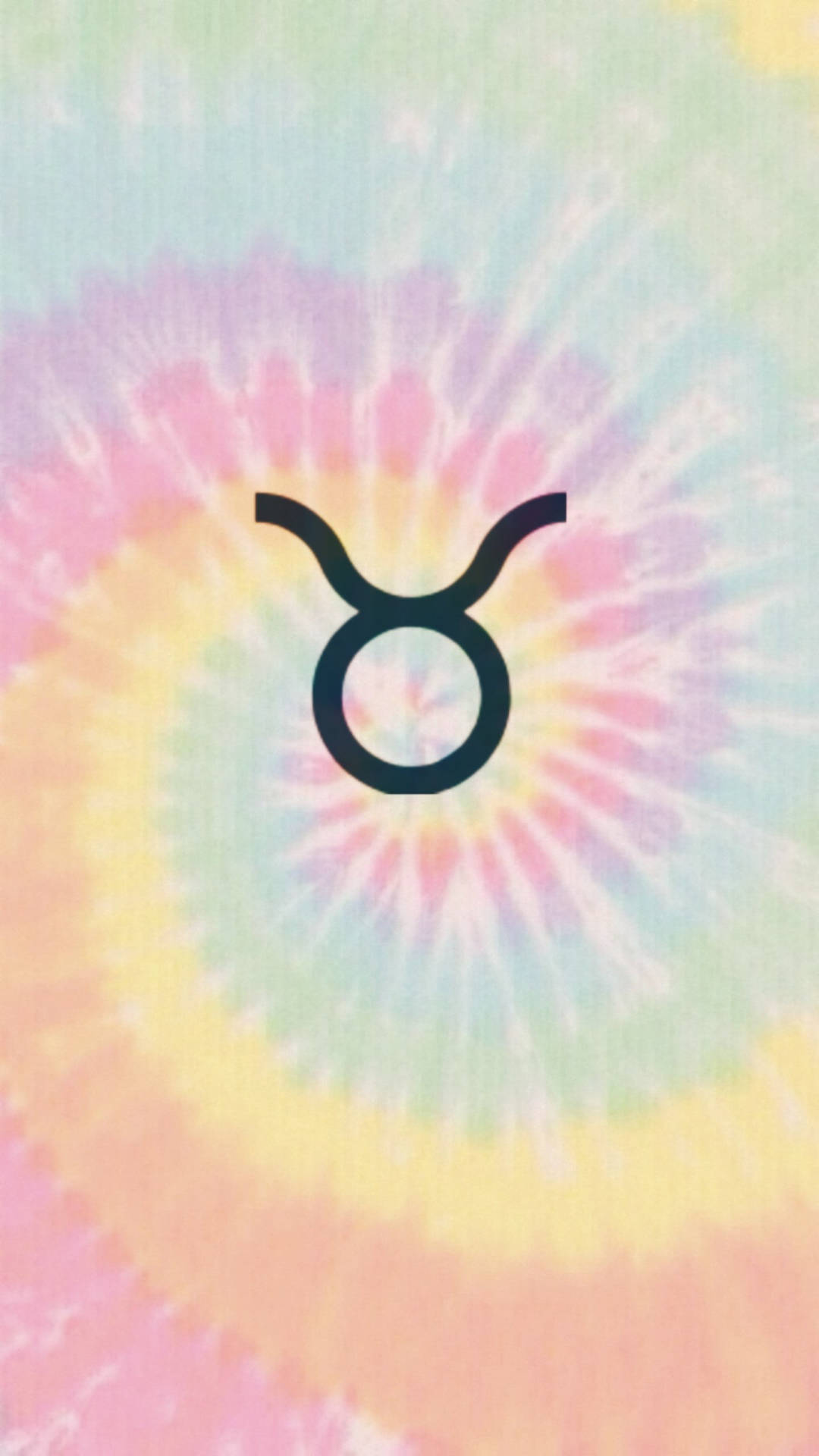 Taurus Zodiac Tie Dyed Background