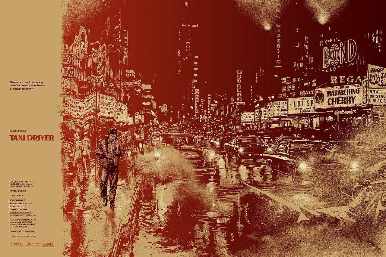 Taxi Driver Creative Movie Poster