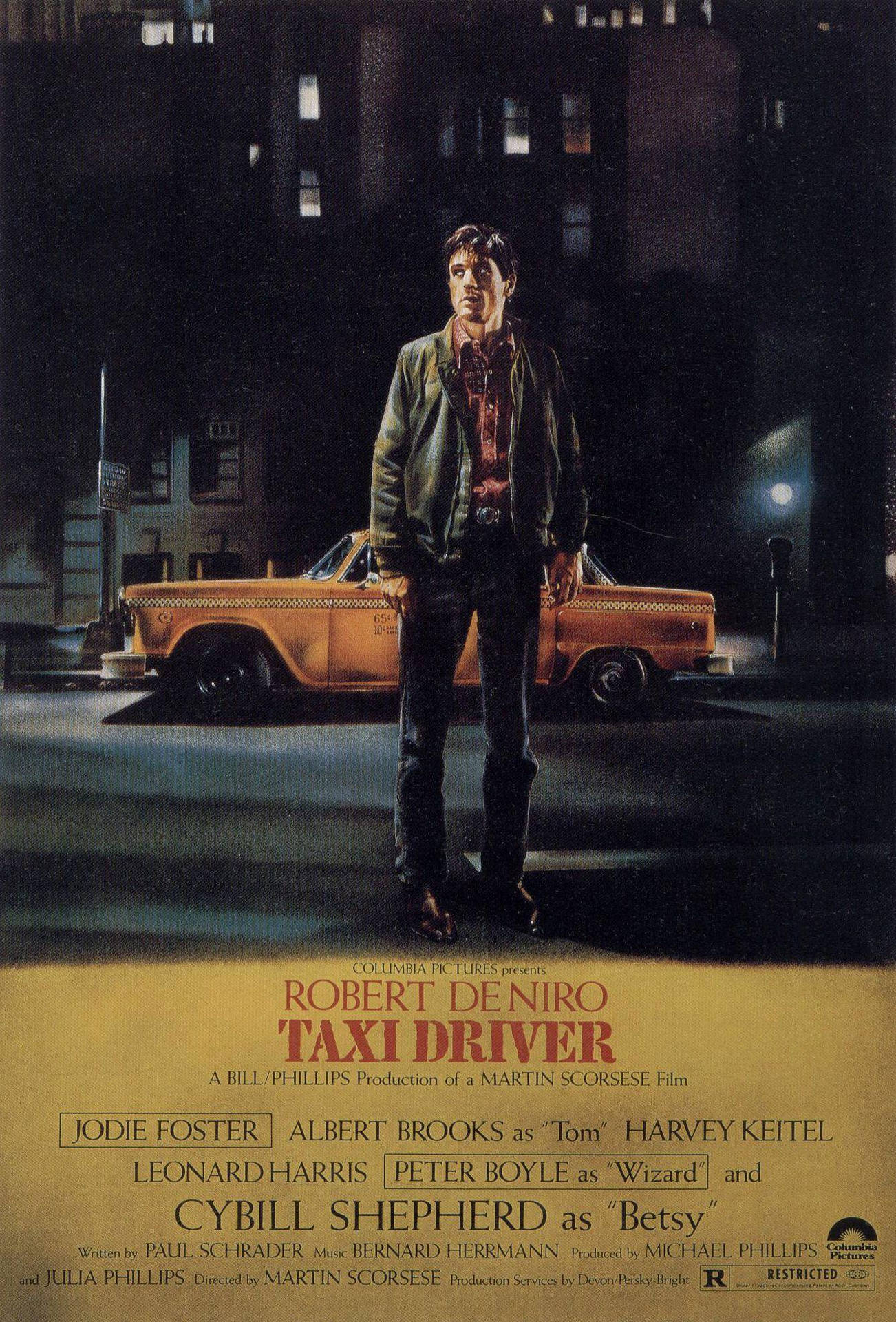 Taxi Driver Hollywood Suspense Poster