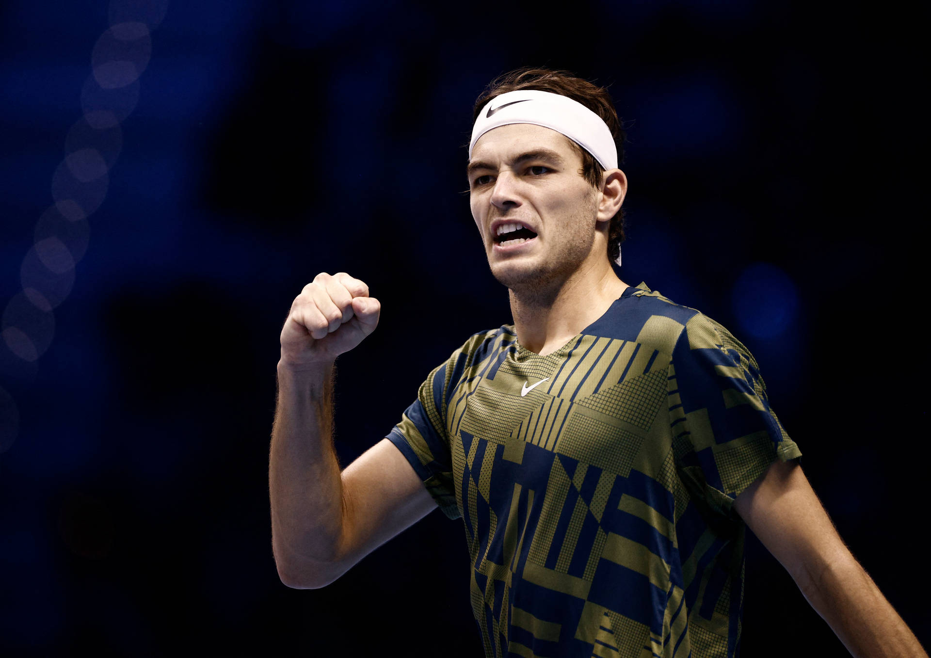 Taylor Fritz Looking Determined