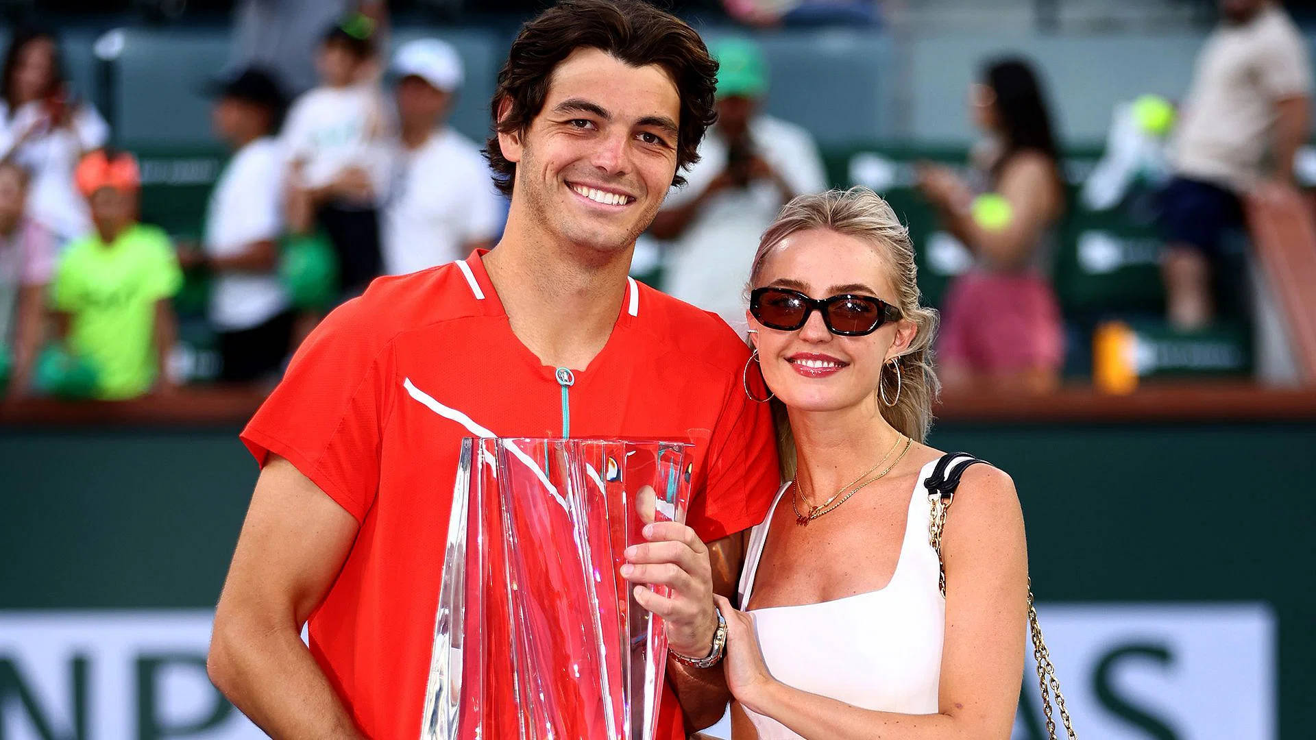 Taylor Fritz With His Girlfriend