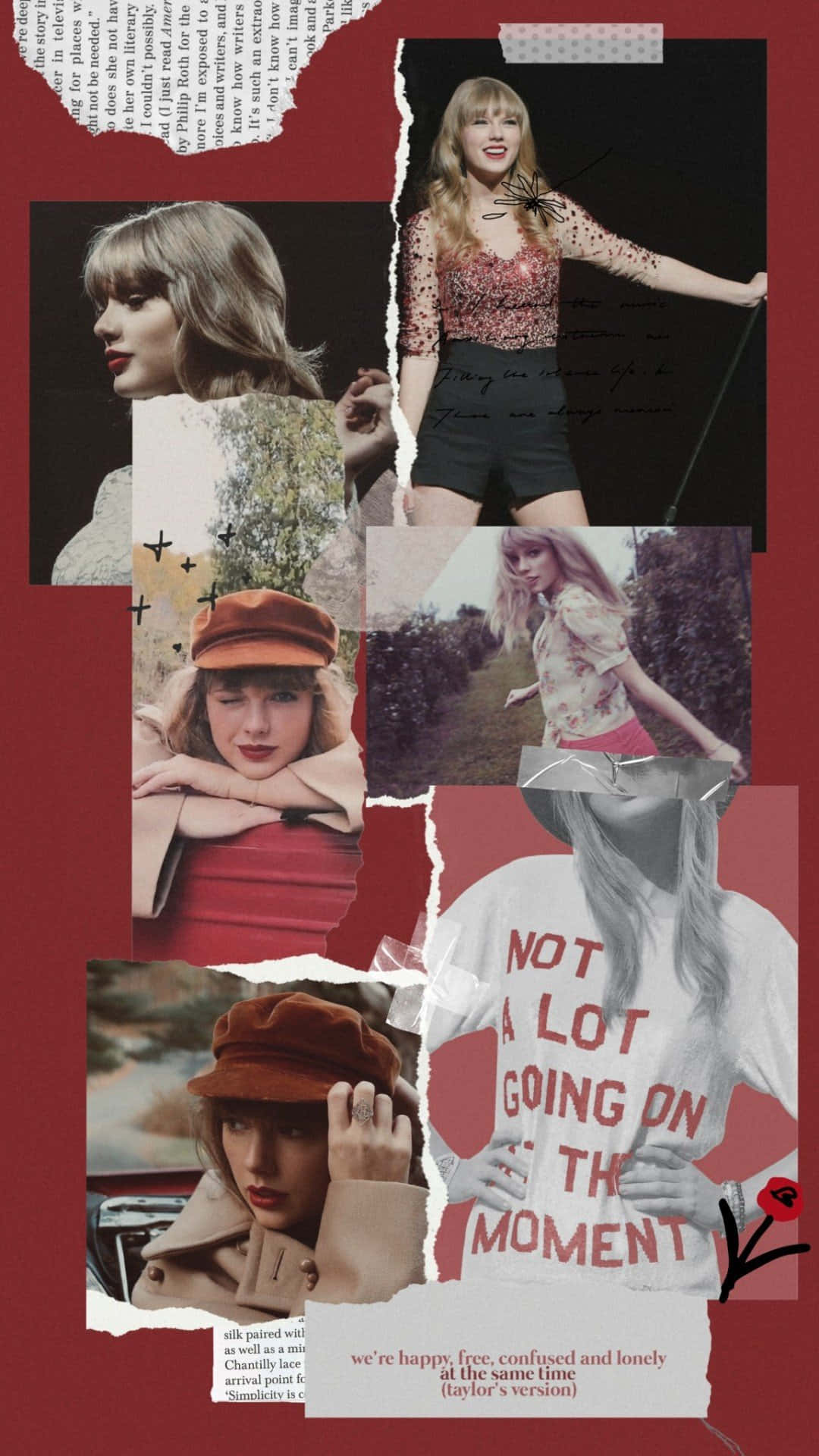 Taylor Swift Red Alumni Day Background