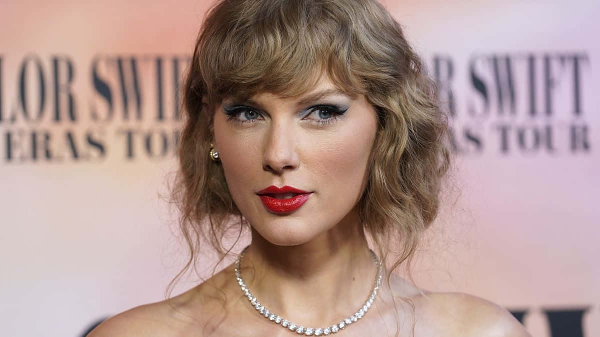 Taylor Swift Red Lipstick Event Background