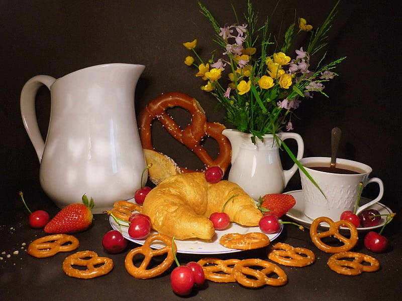 Tea Time With Pretzels