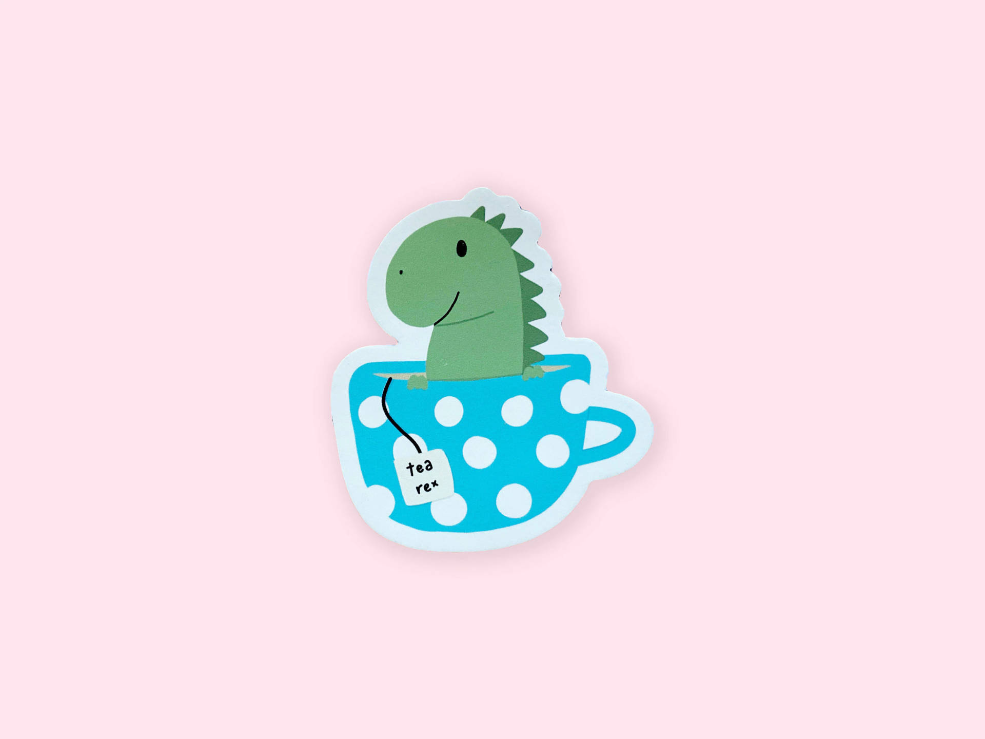 Teacup Aesthetic Dino Background