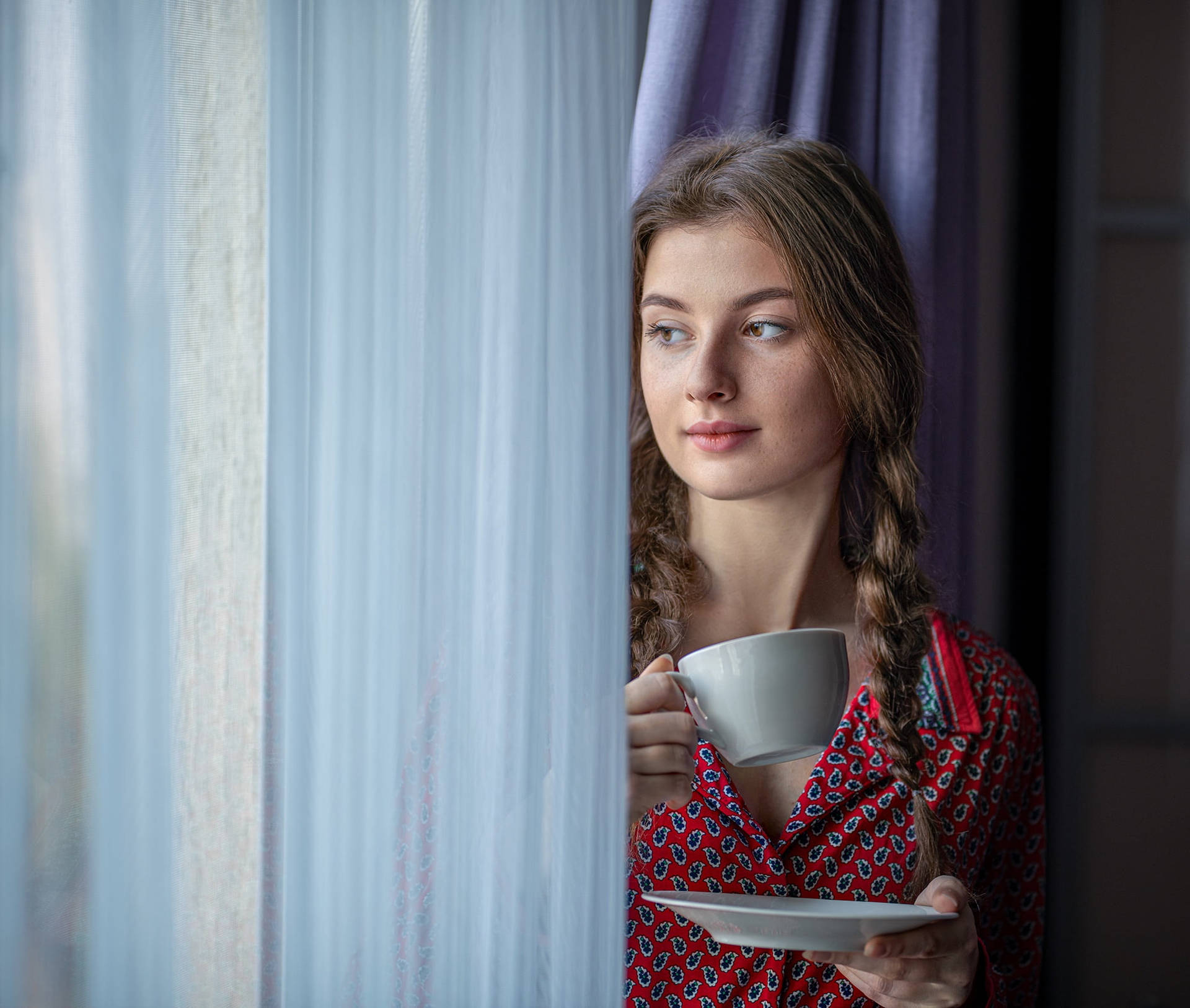 Teacup And Braids Background