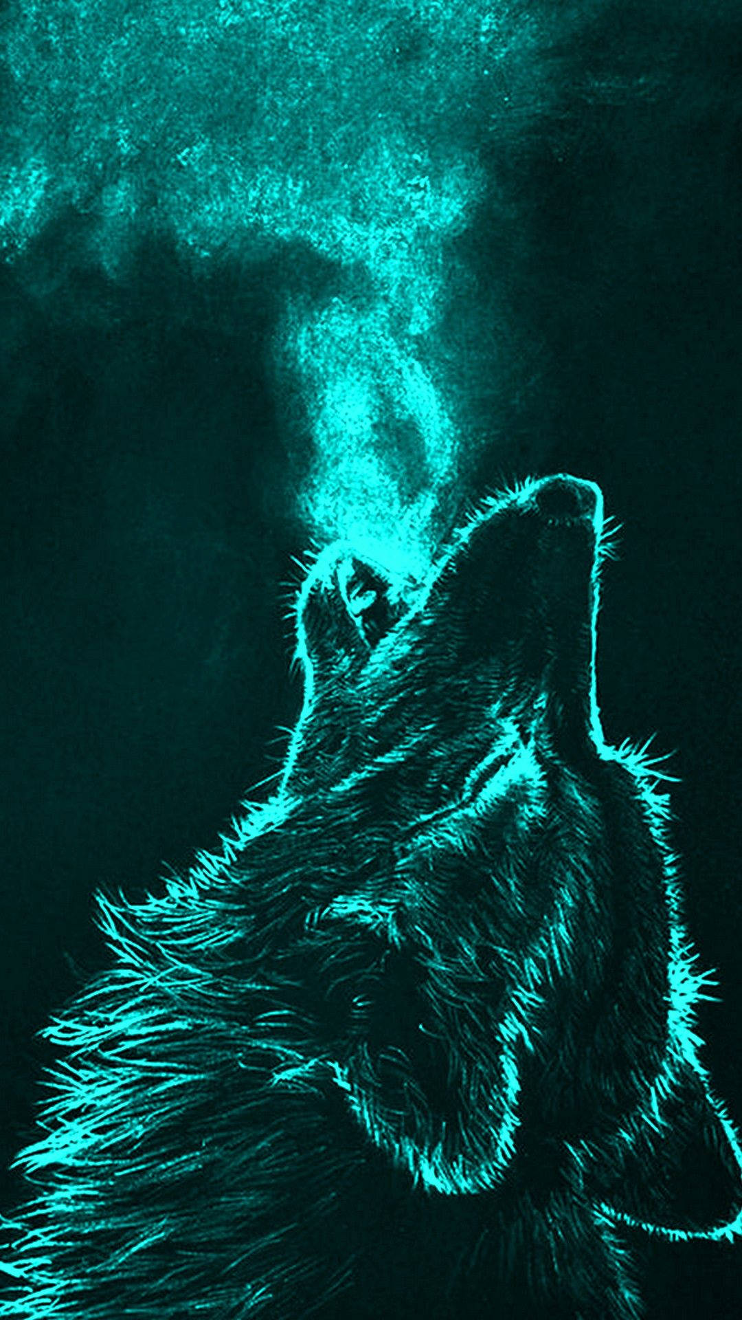 Teal Breath Of The Wolf