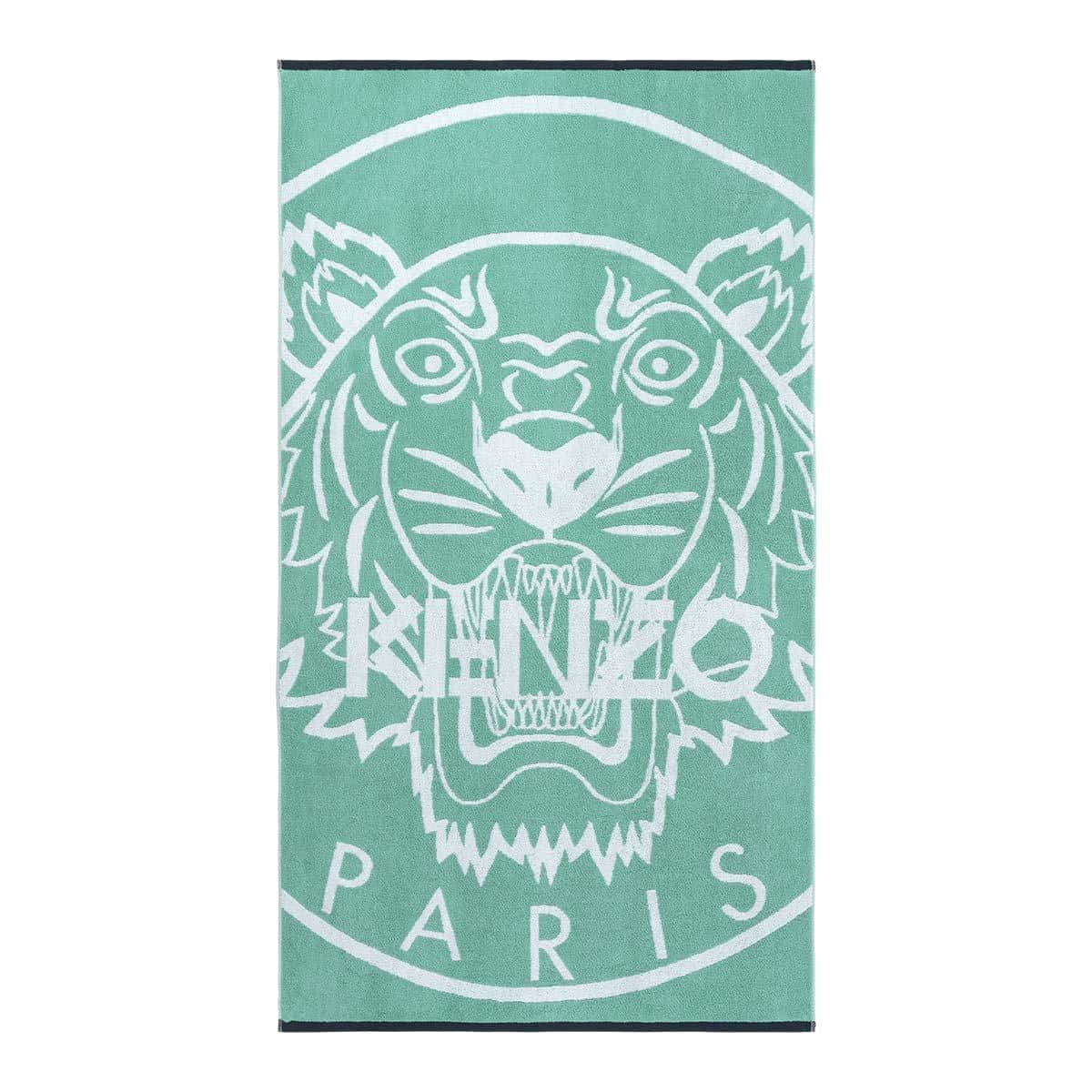 Teal Kenzo Beach Towel