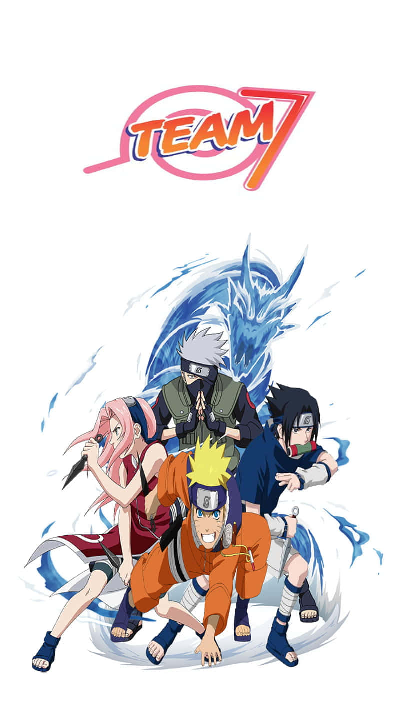 Team 7 - Kakashi, Naruto And Sasuke Background