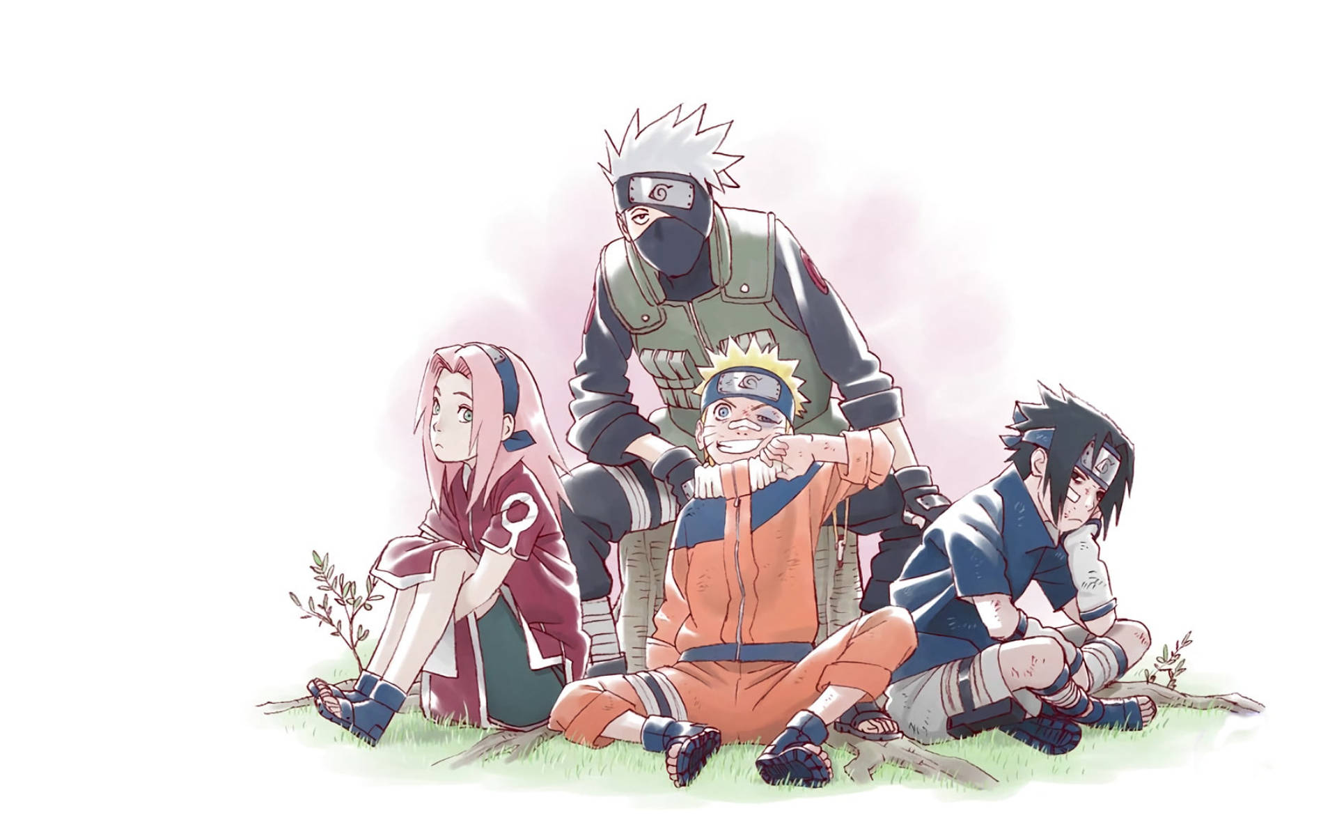 Team 7 Naruto Characters Background
