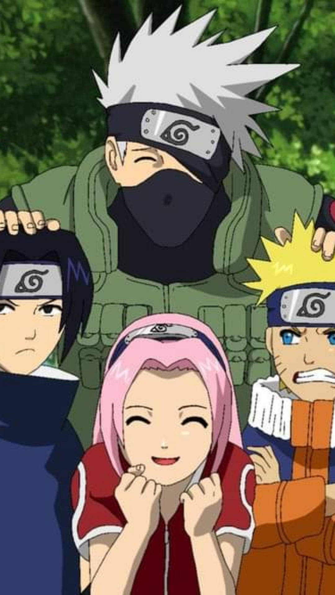 Team 7 Naruto First Iphone Background