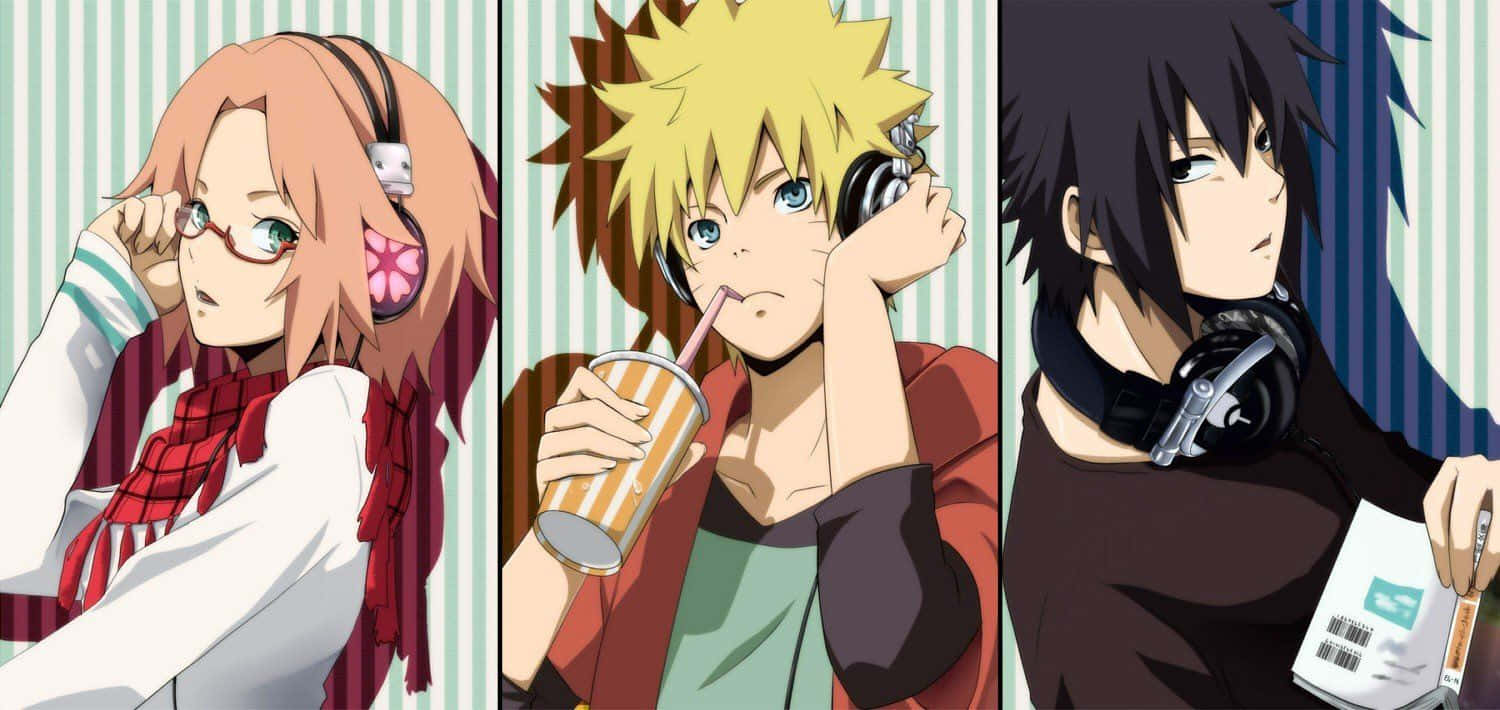 Team 7 Naruto Modern Aesthetic Background