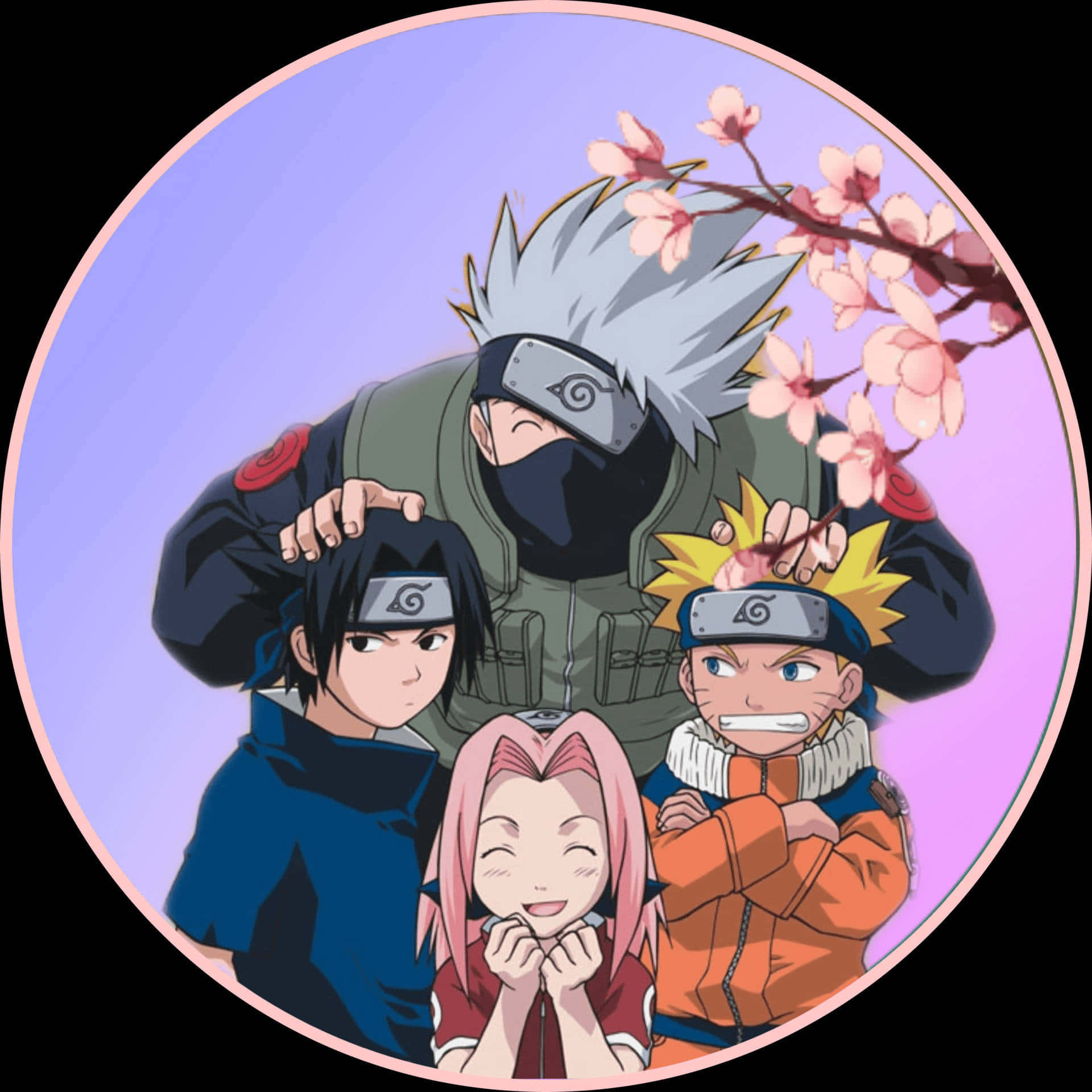 Team 7 Of Konohagakure On A Mission Background