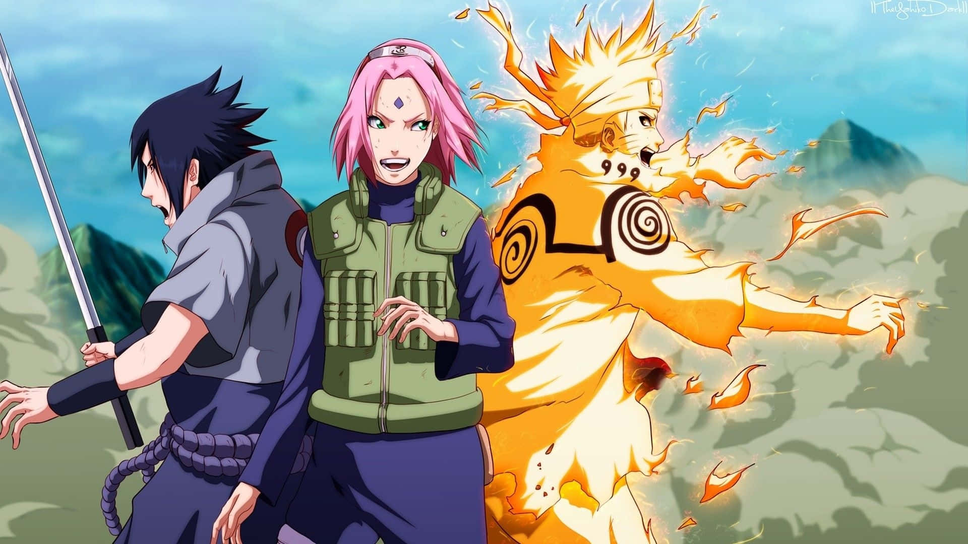 Team 7 Of The Great Ninja War Background