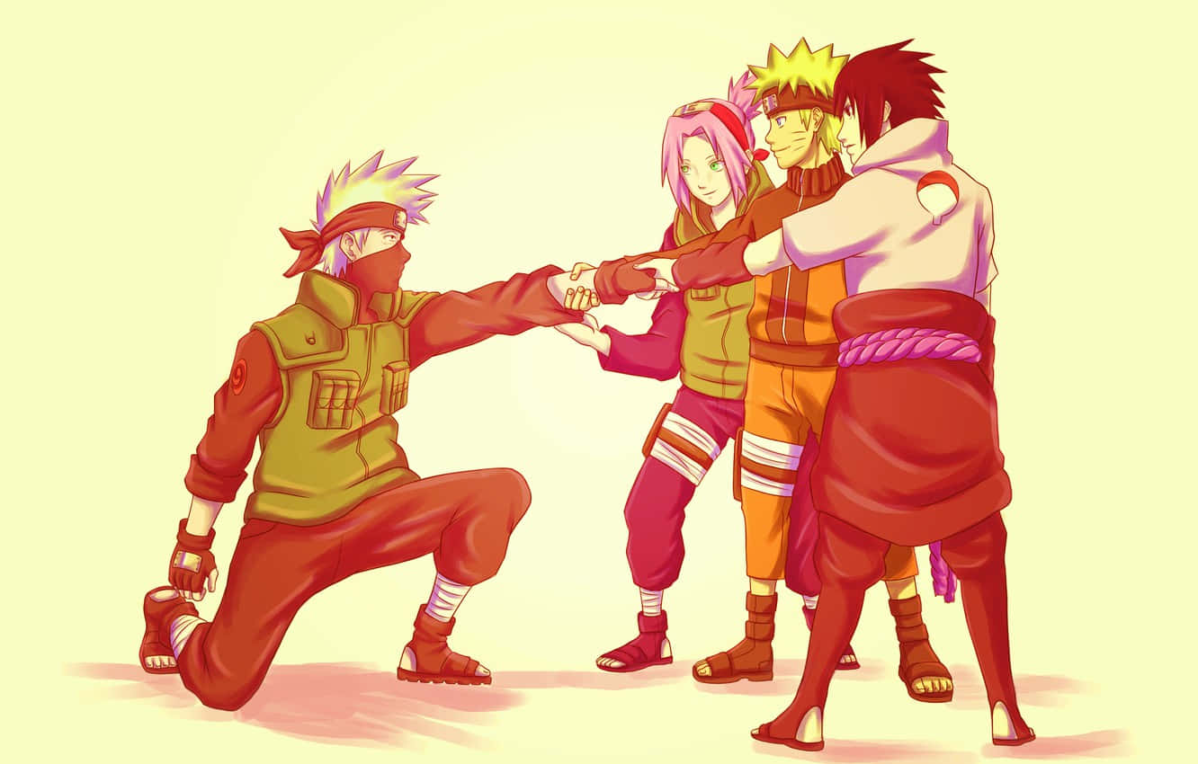 Team 7 Of The Naruto Series Background