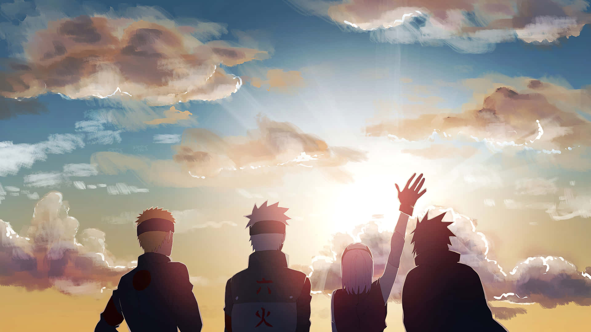 Team 7 Of The Village Hidden In The Leaves Unite! Background