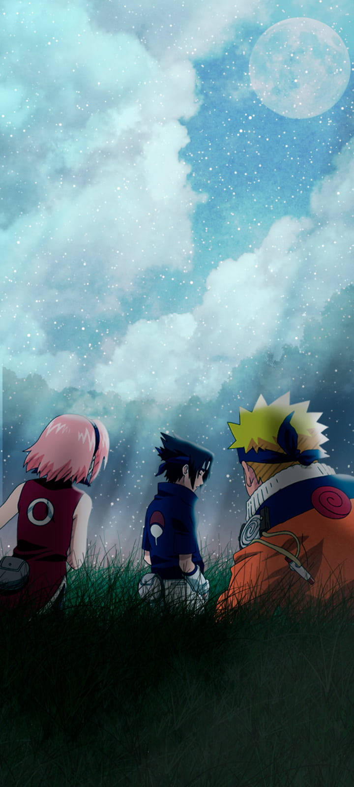 Team 7 Sky Naruto Iphone Background