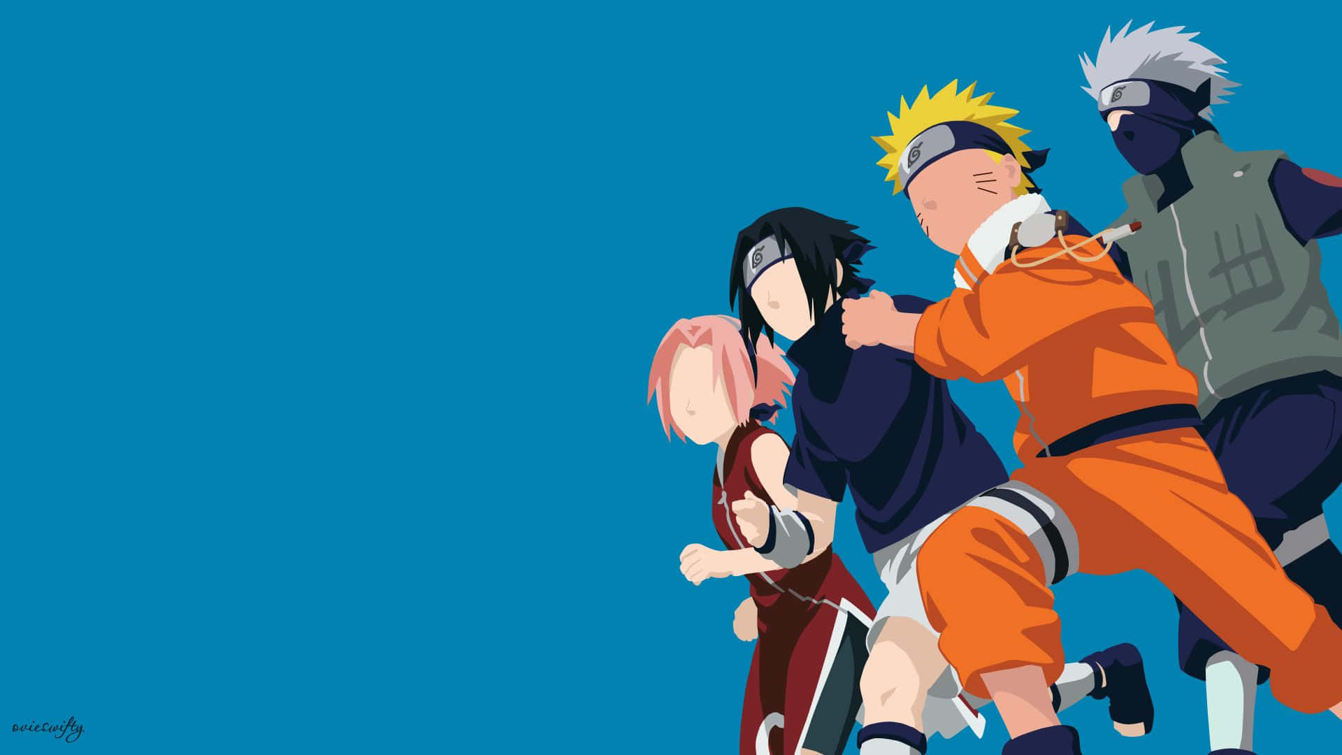 “team 7 Takes A Break After A Hard Fought Battle.” Background