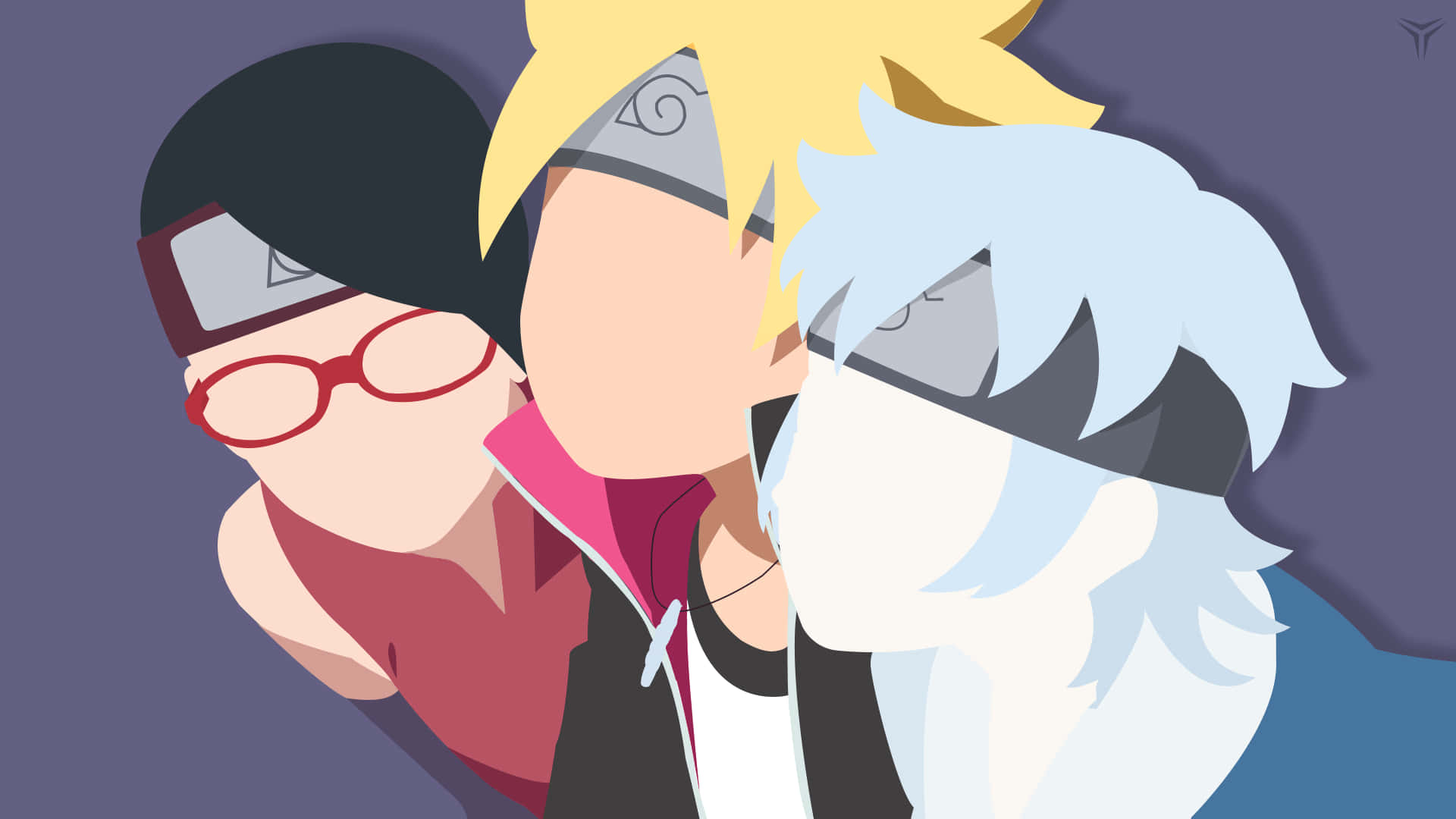 Team 7 - The Naruto Group Together Background