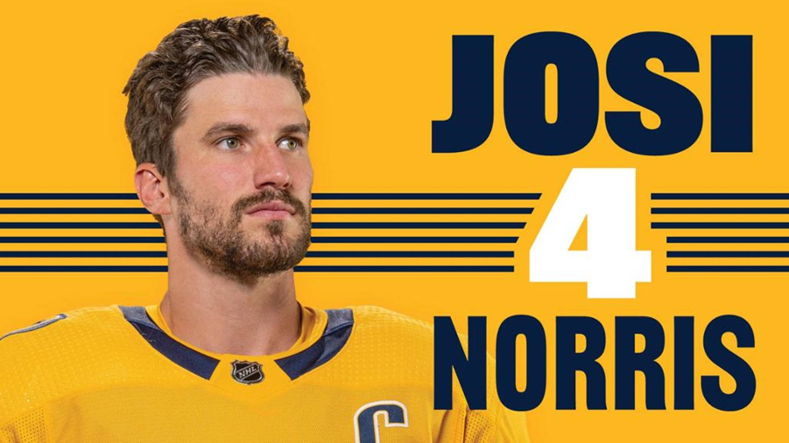 Team Captain Roman Josi Poster Design