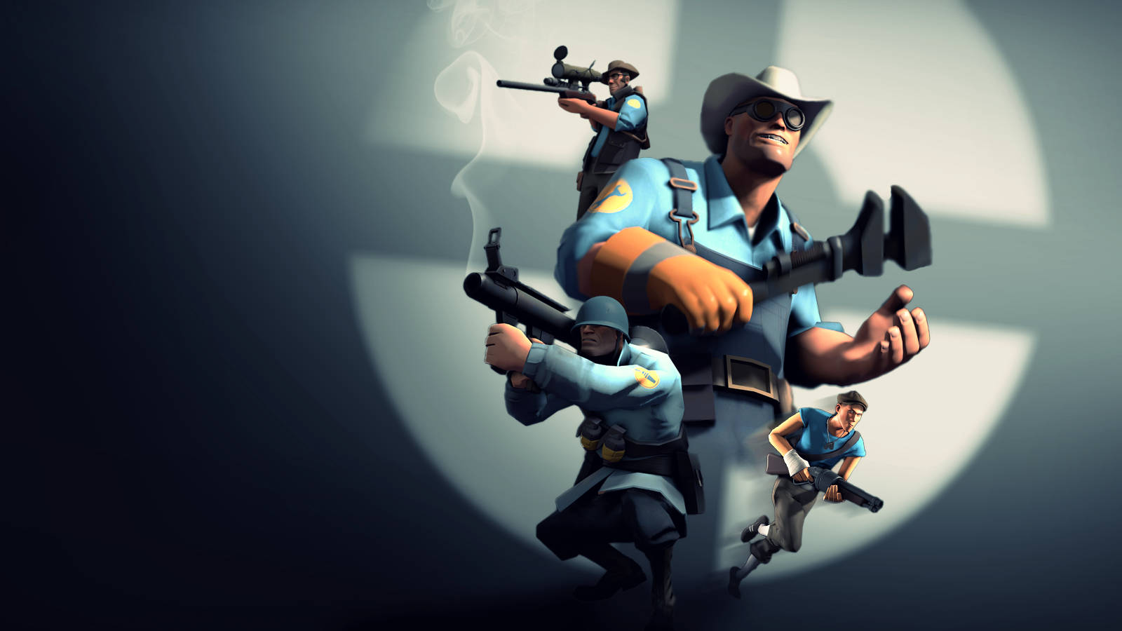 Team Fortress 2 Blue Company Background