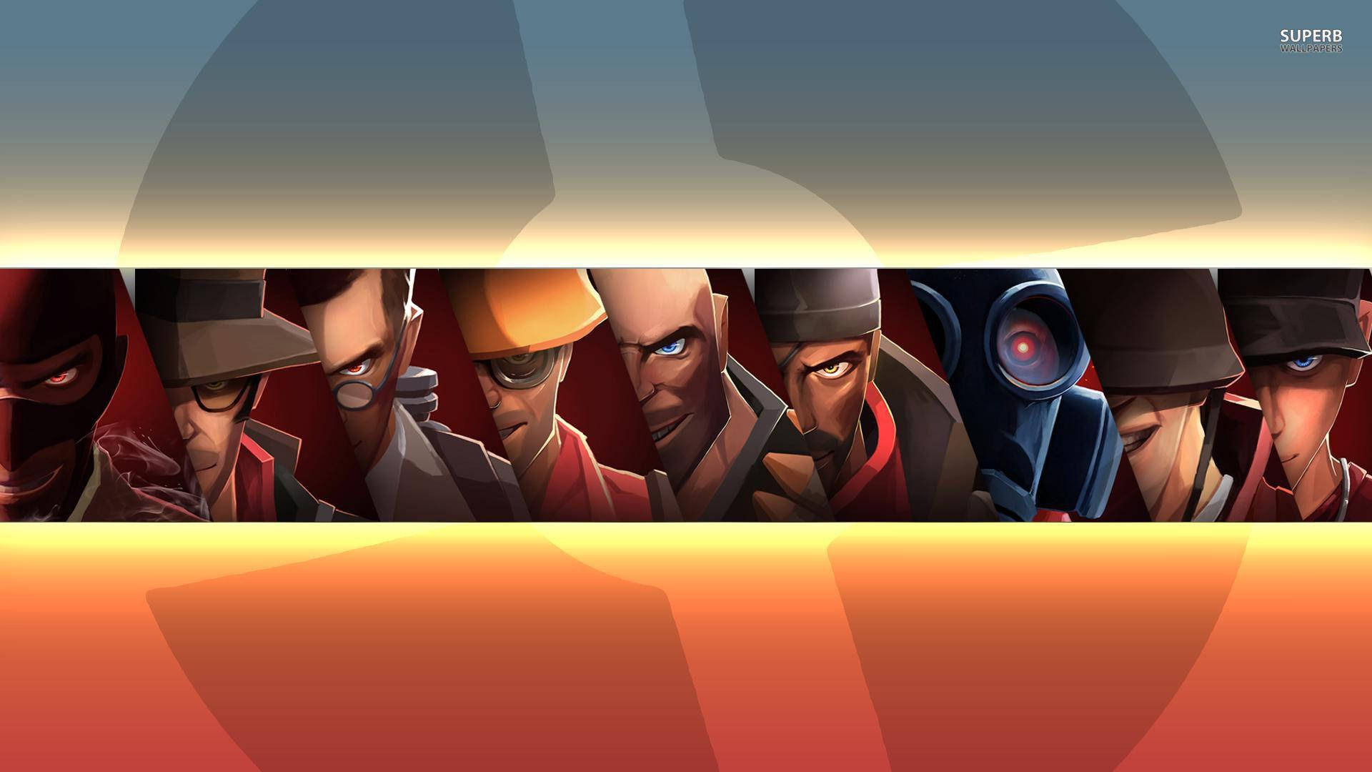 Team Fortress 2 Classes Poster
