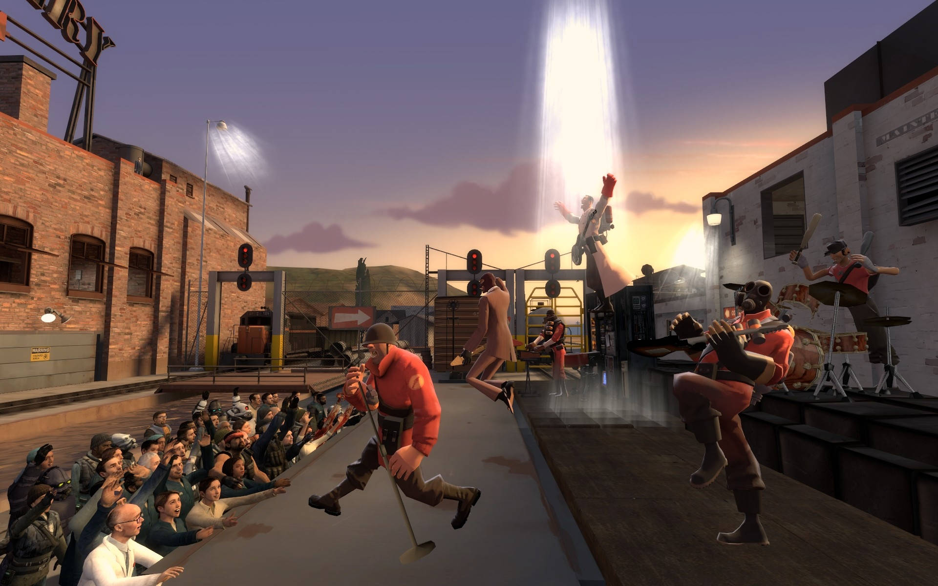 Team Fortress 2 Concert Blowout Background