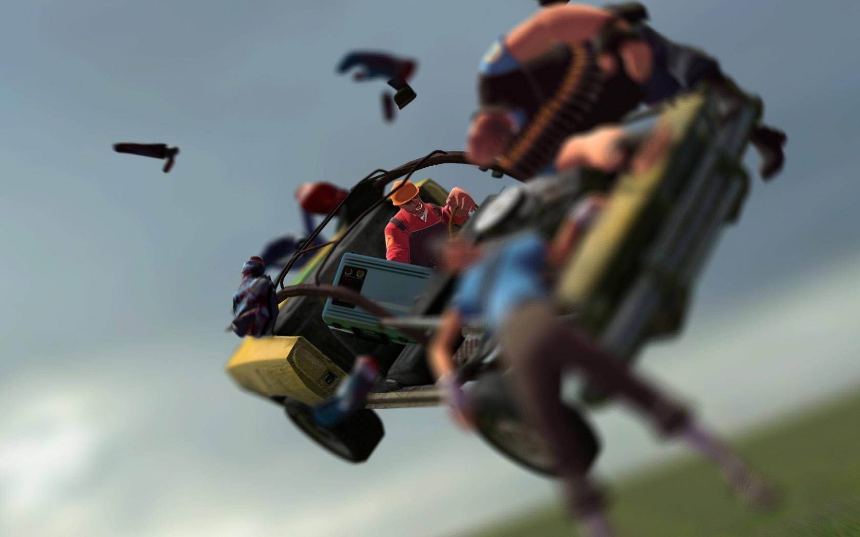 Team Fortress 2 Driving Engineer Background